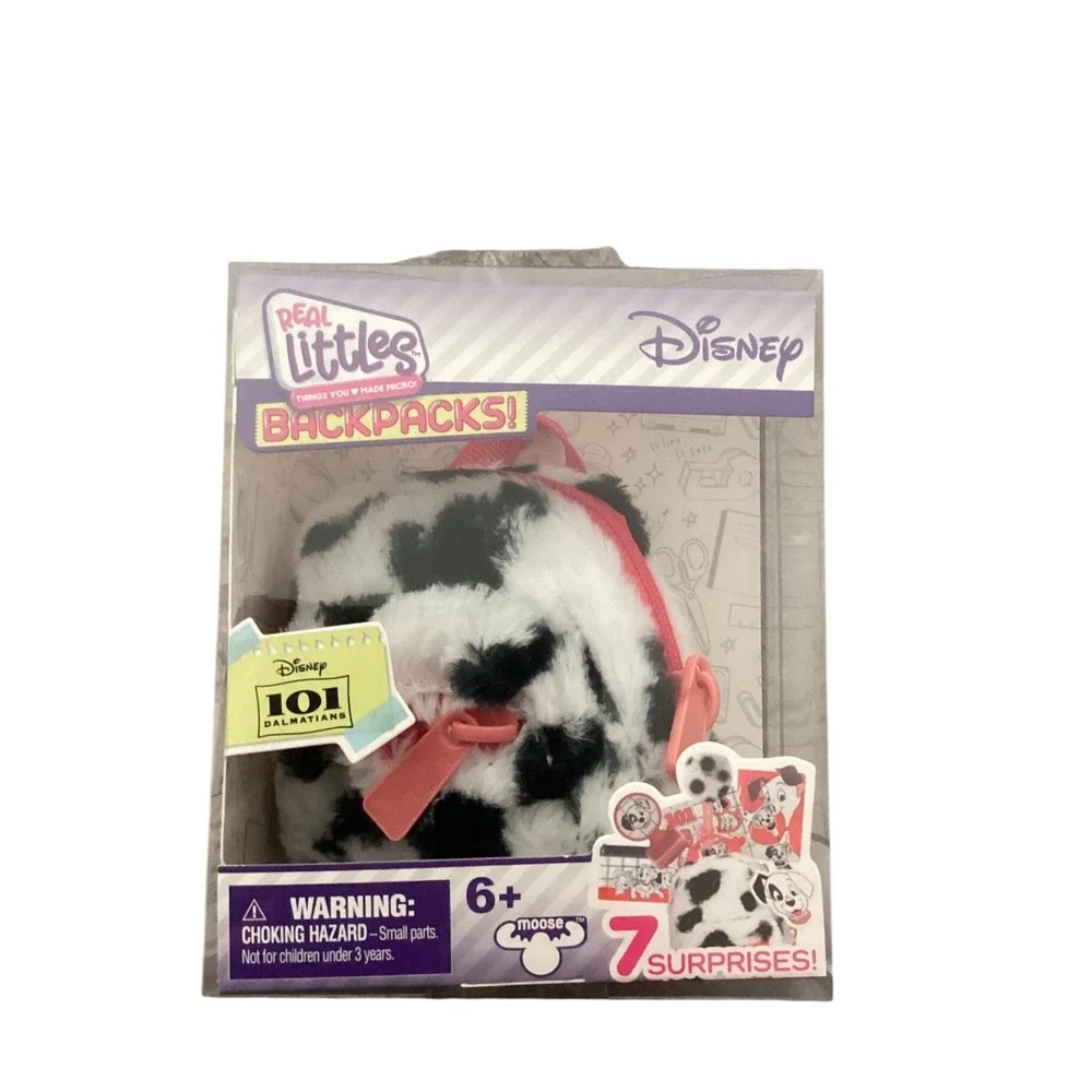 Disney 101 Dalmatians Real Littles Backpack Moose Toys Mini 7‎ Surprises New